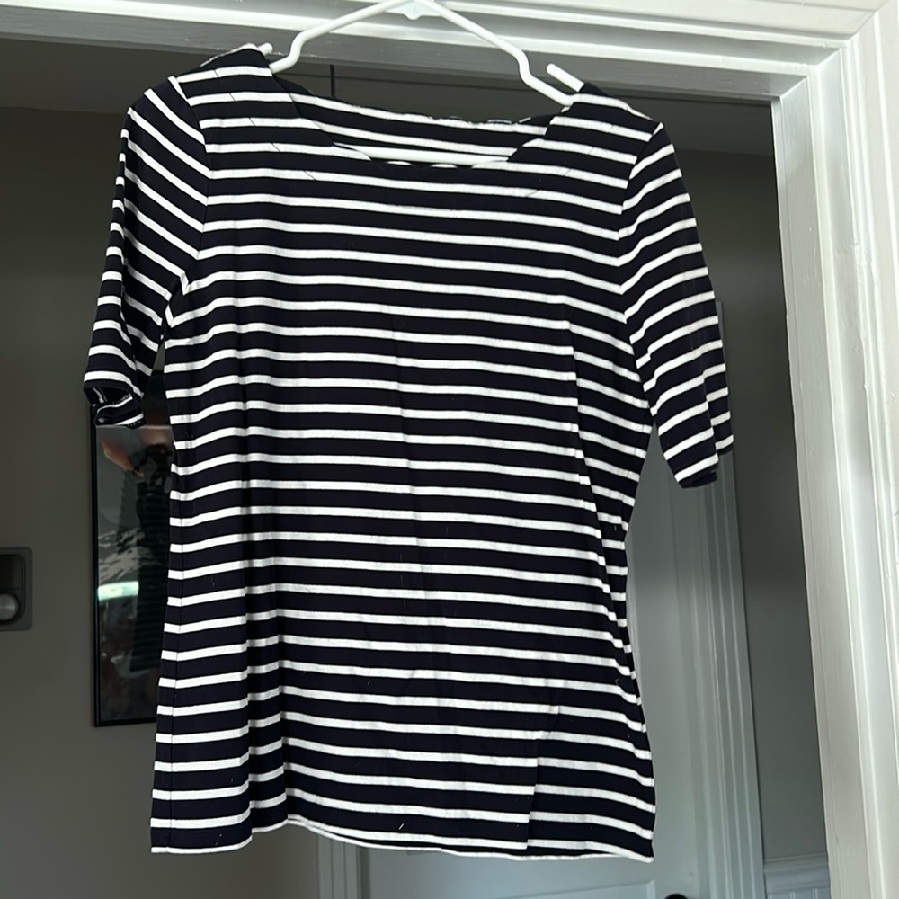 Talbots Semi-boat neck top